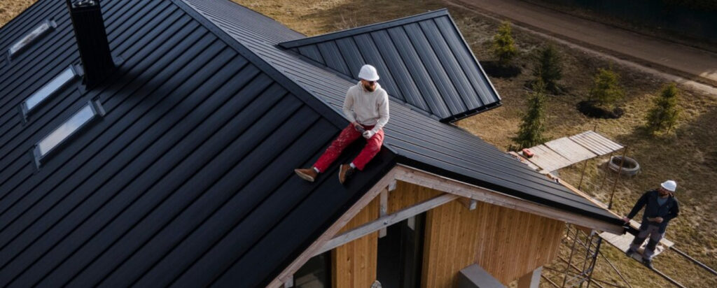 gutter professional on roof